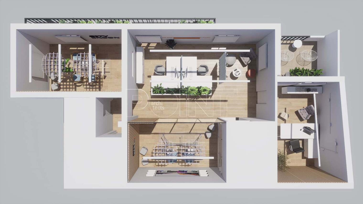 Minimalist. Warm. Balanced. Office renovation